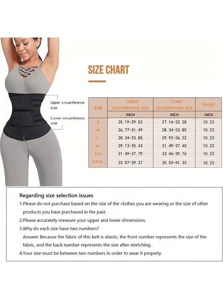 Women's Adjustable Waist Trainer,Slimming belt, waist trimmer belt, abdominal body shaper compression wrap, women's corset waist trainer