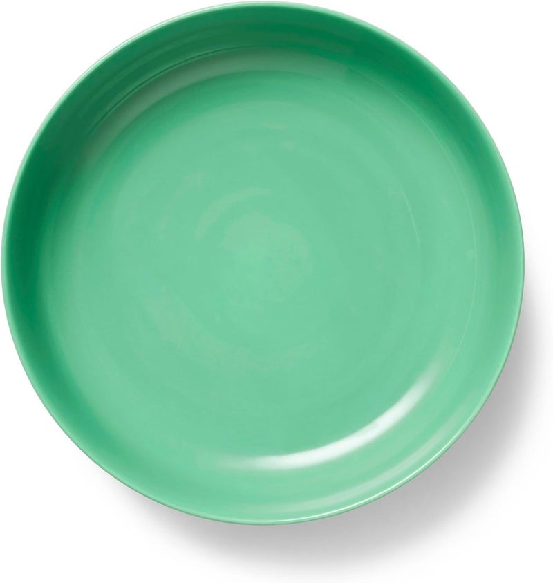 Rosendahl 112 in Serving Bowl Handmade Porcelain  Dishwasher Safe Classic Rhombe Pattern Ideal for Everyday Use and Special Occasions Mix and Match Collection Green - Image 2
