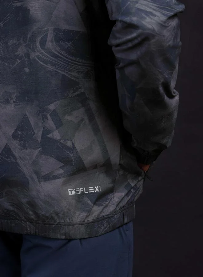 Technosport Technosport Abstract Printed 2-Way Stretch Jacket