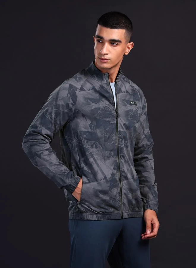 Technosport Technosport Abstract Printed 2-Way Stretch Jacket