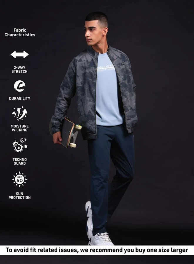 Technosport SOLID 2-WAY STRETCH WOVEN JACKET FS by Styli