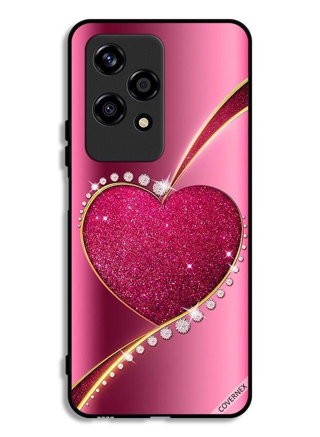 Covernex Honor 200 Lite 5G Protective Case Cover Diamond Glitter Heart - Image 1