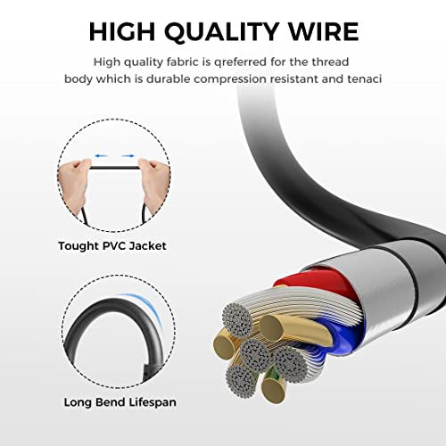 CASIMY XBR-65X900E DC Plug Cord Sync Data Charging Cable Compatible with Sony ACDP-240E01 ACDP-240E02 5X9400E 65X9400E 55X930D 55X930E 65X930D 65X900E 65X905E 75X900E 75X900E 4K LED TV Charger Adapter - Image 5