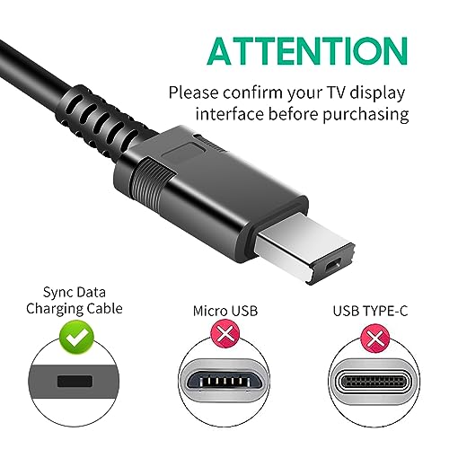 CASIMY XBR-65X900E DC Plug Cord Sync Data Charging Cable Compatible with Sony ACDP-240E01 ACDP-240E02 5X9400E 65X9400E 55X930D 55X930E 65X930D 65X900E 65X905E 75X900E 75X900E 4K LED TV Charger Adapter - Image 3