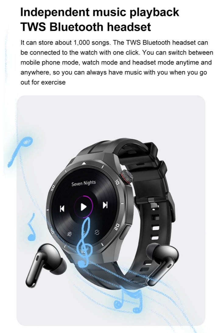 RollsTimi  Men's Watches Smartwatches Sports Watches Bluetooth Calling Voice Assistant Multiple Sports Modes Health Monitoring Remote Photography IP67 Waterproof - Image 5