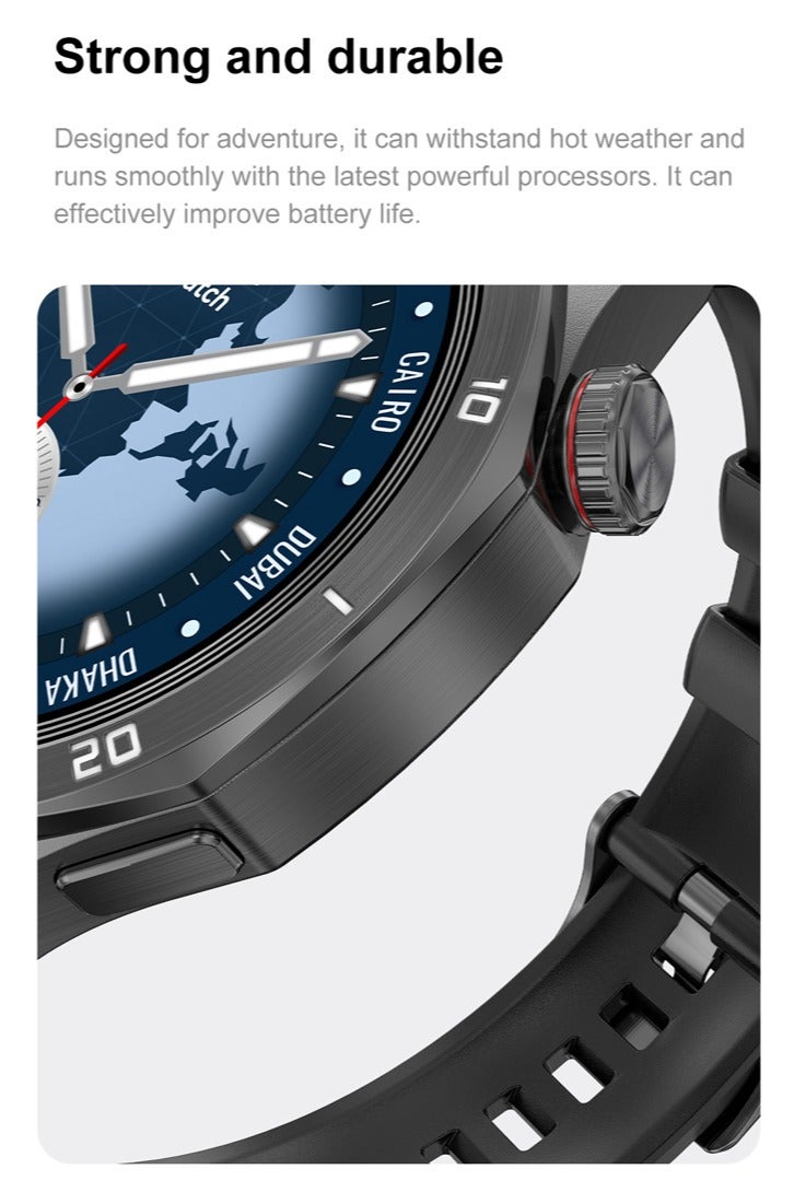 RollsTimi  Men's Watches Smartwatches Sports Watches Bluetooth Calling Voice Assistant Multiple Sports Modes Health Monitoring Remote Photography IP67 Waterproof - Image 2