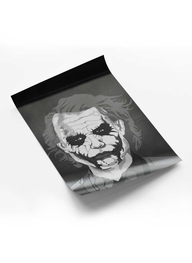 LOWHA Poster Painting Art With Four Separate Pieces Of Double-Sided Stickers Joker For Home Bedroom Living Room And Office Decor  - Image 1