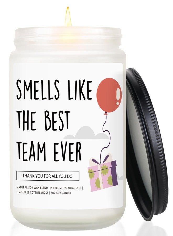 Hakumata Appreciation Gifts for Coworkers Colleagues Employees, Best Team Ever Candle, Gift for Teammate Boss Women Men, Farewell Gift for Coworker, Lavender Scented Candles - Image 1