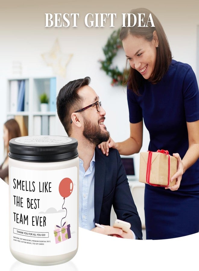 Hakumata Appreciation Gifts for Coworkers Colleagues Employees, Best Team Ever Candle, Gift for Teammate Boss Women Men, Farewell Gift for Coworker, Lavender Scented Candles - Image 2
