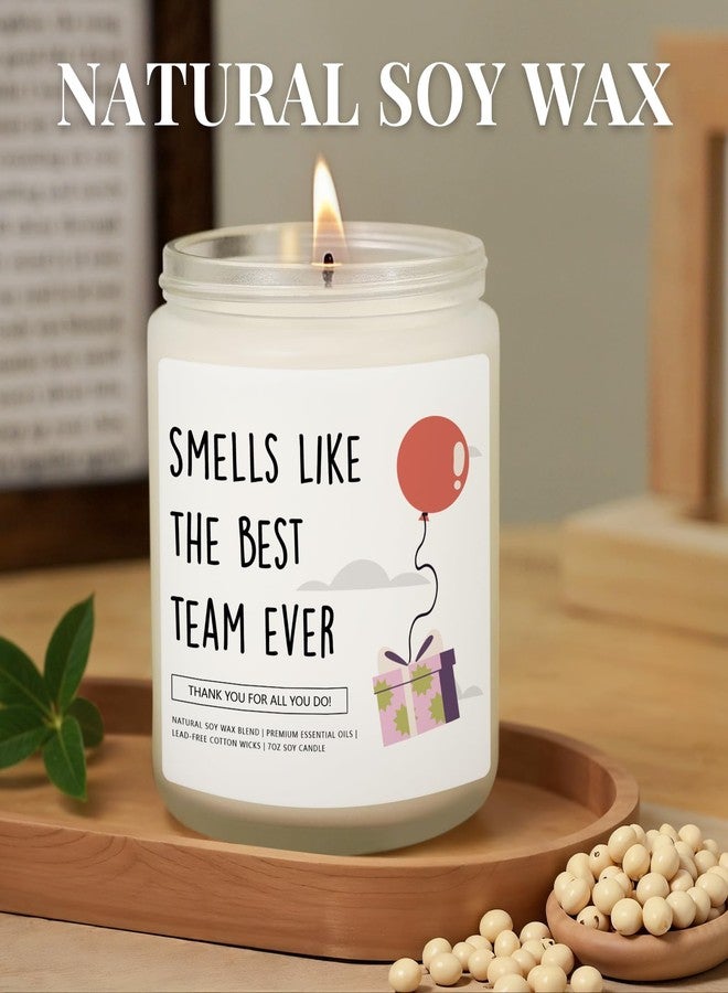 Hakumata Appreciation Gifts for Coworkers Colleagues Employees, Best Team Ever Candle, Gift for Teammate Boss Women Men, Farewell Gift for Coworker, Lavender Scented Candles - Image 4