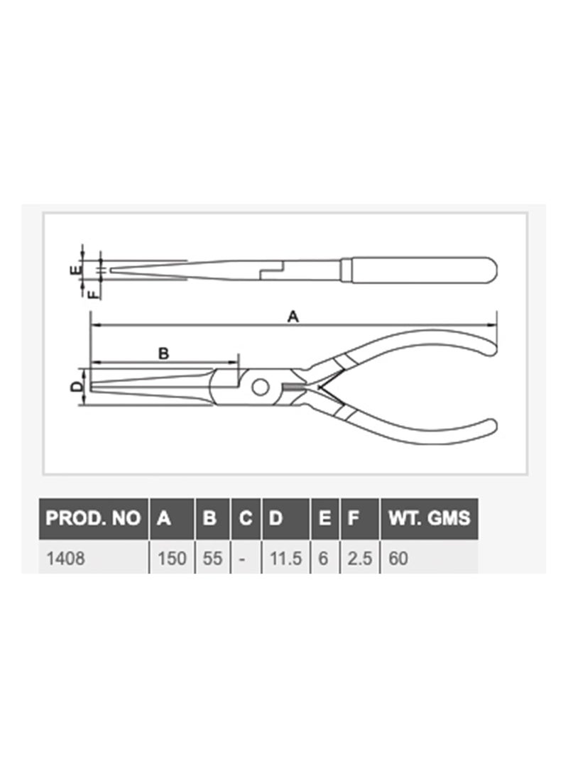 Taparia Taparia 1408 Long Needle Nose Mini Plier SilverBrown  - Image 2