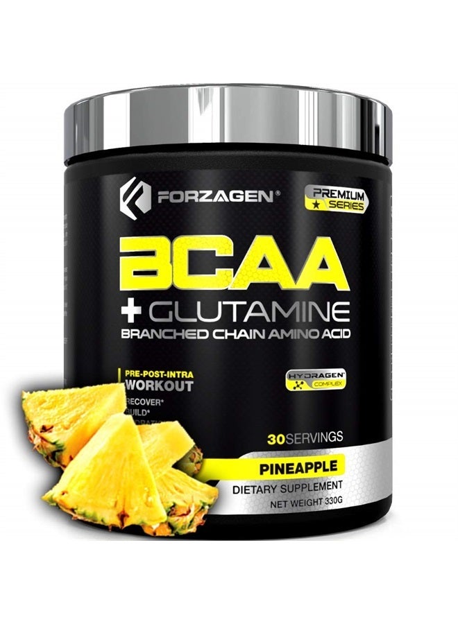 Forzagen BCAA Powder with Glutamine 30 Servings, Branched Chain Amino Acid Powder, Recovery Post Workout, Build, Hydration Available 4 Flavors - Image 1