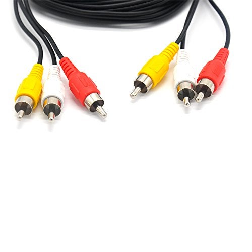 Pardarsey Padarsey RCA 10FT Audio/Video Composite Cable DVD/VCR/SAT Yellow/White/red connectors 3 Male to 3 Male - Image 3