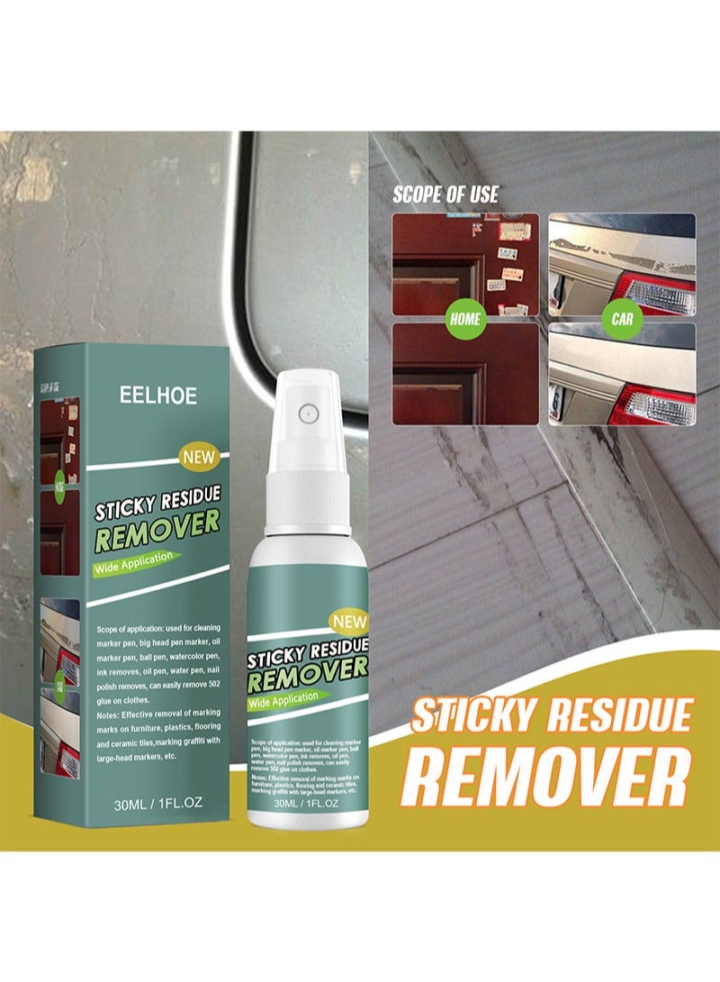 EELHOE Sticky Residue Remover Label Remover Spray Household Rapid Remover Adhesive Remover Multifunctional Household Car Adhesive Remover for Spots Stains And Marks - Image 5