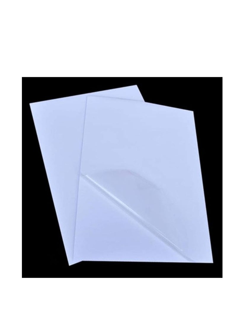 JOJO - A4 Size Transparent Print Sticker Inkjet Photo Paper A4 - Image 1