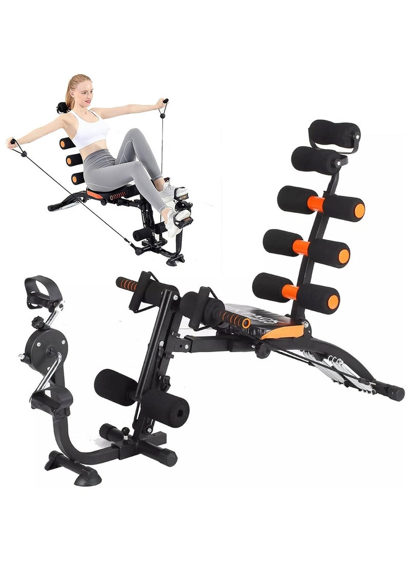 Ab Workout Equipment – Adjustable Ab Workout Bench for Home Gym, Multi-Functional Ab Crunch Machine & Trainer for Core, Legs, Thighs, and Buttocks - Image 1