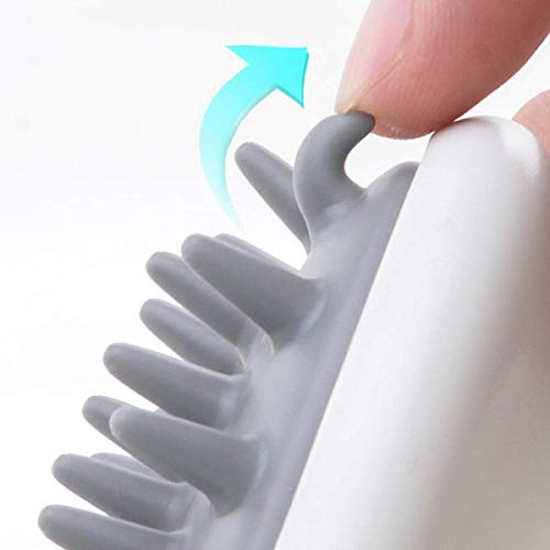 pepplo® Hair Scalp Massager Shampoo Brush, Scalp Brush Hair Scrubber, Hair Washing Brush Scalp Exfoliator Brush for Dandruff, Wet and Dry Hair Scalp Brush with Soft Silicone (1PCS, Yellow) - Image 4