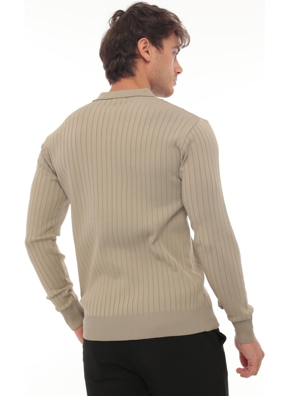 Beige Corded Polo Neck Knitwear SWEATER-2442 - pzsku/ZDCFAF6A330D6EE5E2573Z/45/_/1731155329/30ff9f85-332e-4b93-88e0-634a1ffe07ca