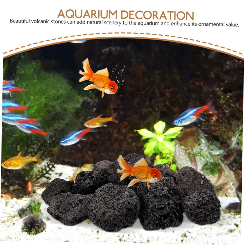 Natural Volcanic Rock 1 Pack Aquarium Decoration Lava Stone For Fish Tanks Planters Bonsai - Image 4