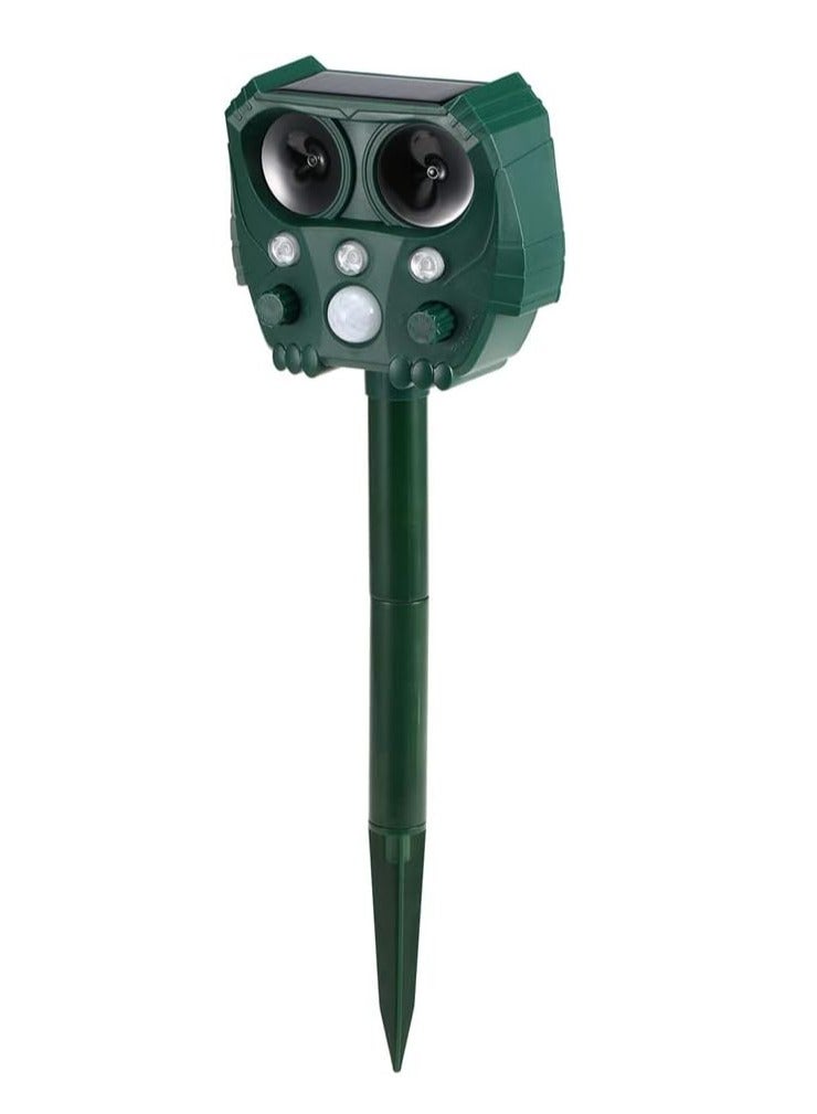 Waterproof outdoor cat repellent - eon repellent scares birds, outdoor - repellent cats, dogs, bats, wild boars, moles - eons and wildlife with light and sound - Image 1