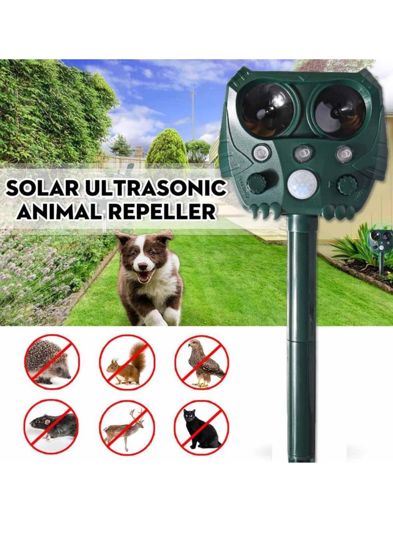 Waterproof outdoor cat repellent - eon repellent scares birds, outdoor - repellent cats, dogs, bats, wild boars, moles - eons and wildlife with light and sound - Image 4