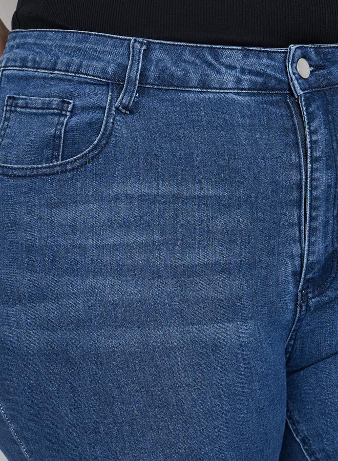 ستايلي جينز سكيني ضيق بمقاس كبير وخصر عالي - Image 3