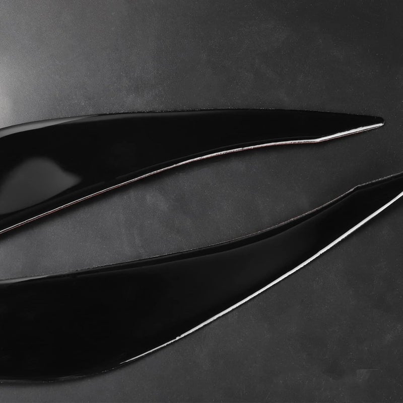 Vuzmode Gloss Black Headlight Eyebrow Stickers for Hyundai Elantra - Image 4