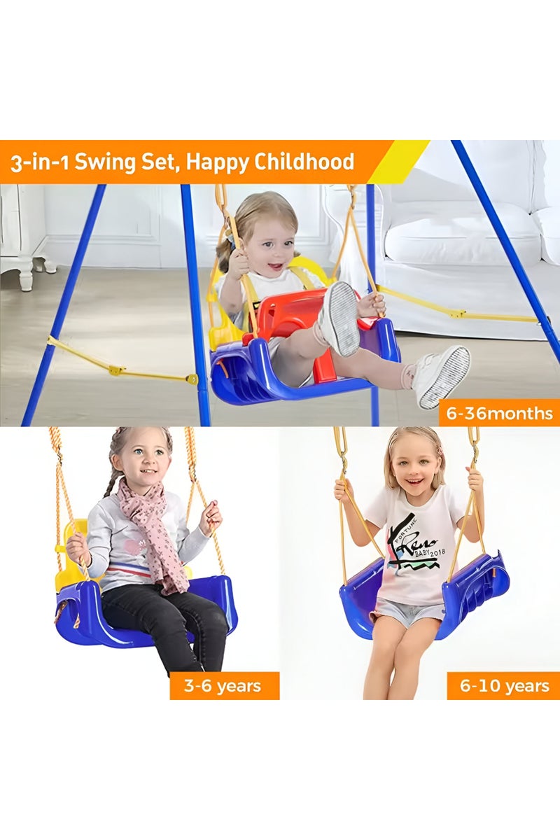 REXA 3-in-1 Toddler Swing Set for Kids - Image 2