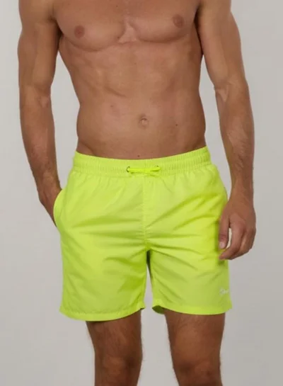 Just Nature Neon Yellow Swim Shorts