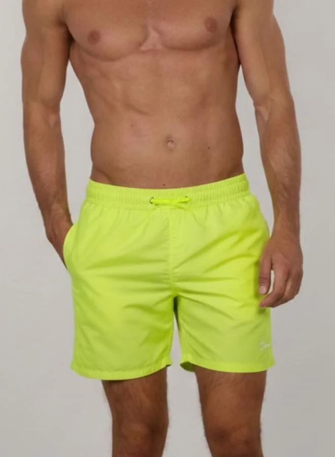 Just Nature Neon Yellow Swim Shorts