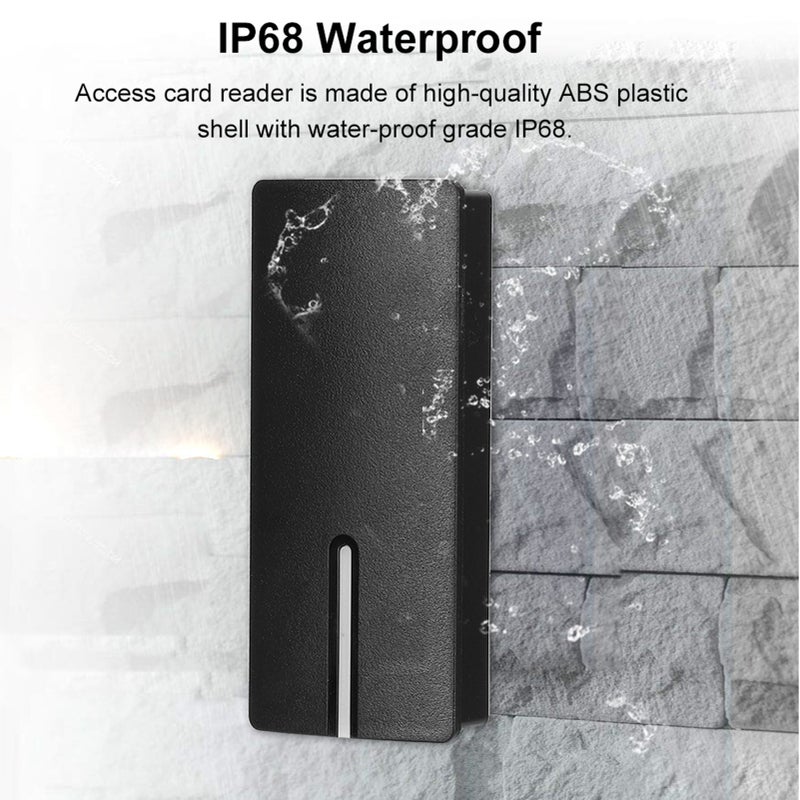 Access Card Simple Control Head Reader Waterproof IP68 RF Wiegand26/34IC - Image 1