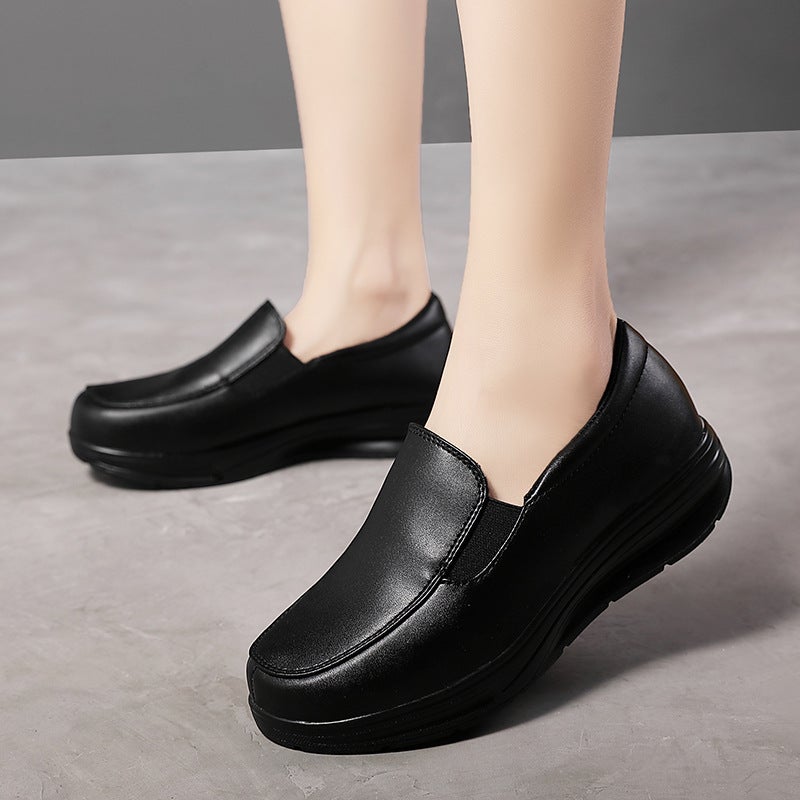 2023 Air Cushion Travel Southeast Asian Nurse Shoes White Wedge Pregnant Women'S Shoes Mother'S Shoes Work Shoes - Image 5
