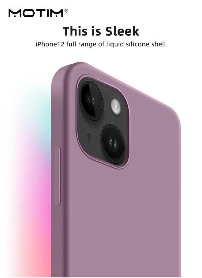 Motim - Liquid Silicon Case Protector Compatible with iPhone 14/14 Plus Full-Body Protection Silky-Soft Touch  Cover Slim Shockproof Anti-Scratch Bumper Phone Case - Image 1