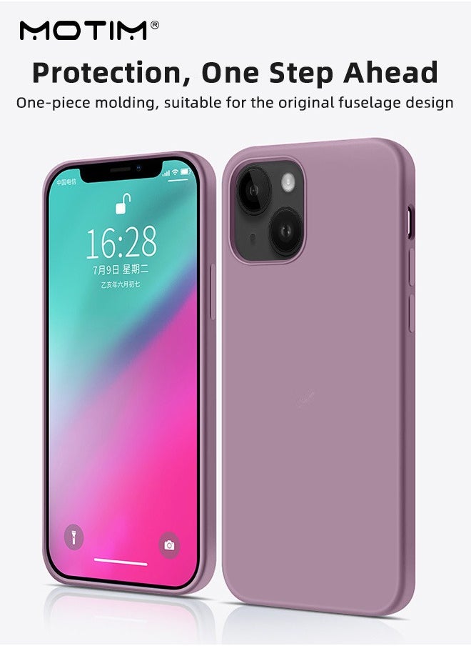 Motim - Liquid Silicon Case Protector Compatible with iPhone 14/14 Plus Full-Body Protection Silky-Soft Touch  Cover Slim Shockproof Anti-Scratch Bumper Phone Case - Image 1