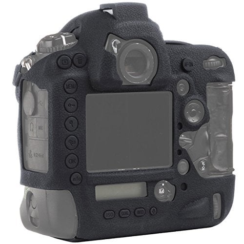 STSEETOP Camera Case for Nikon D4 D4S - Silicone Protective DSLR Skin Cover, Detachable Cage, Shockproof, Dustproof (Black) - Image 5