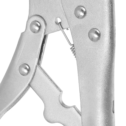 Ziqi 3 PCS VISE-GRIP Curved Jaw Locking Pliers (10inch) with Wire Cutter Curved Jaw for tightening,clamping,twisting,and turning,Chrome-vanadium Steel Curved Jaw Locking Vise Plier Grips Wrench - Image 4