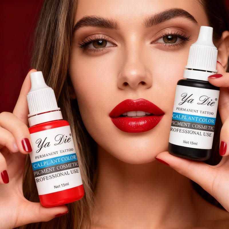 باوديلي مجموعة حبر تاتو دائم للشفاه والحاجب مكونة من 10 قطع - Image 5