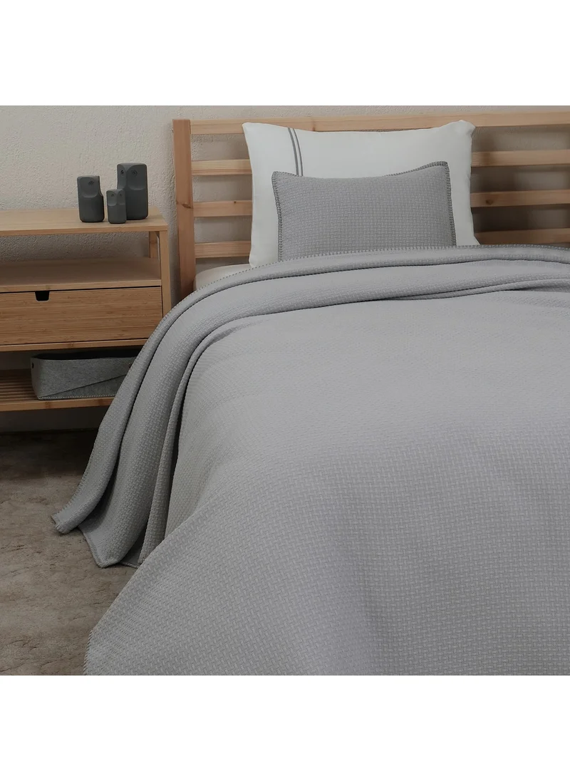 Meyn Collection Single Multi-Purpose Deluxe Pique Bed Cover and Pillow Case *with pillow gift*