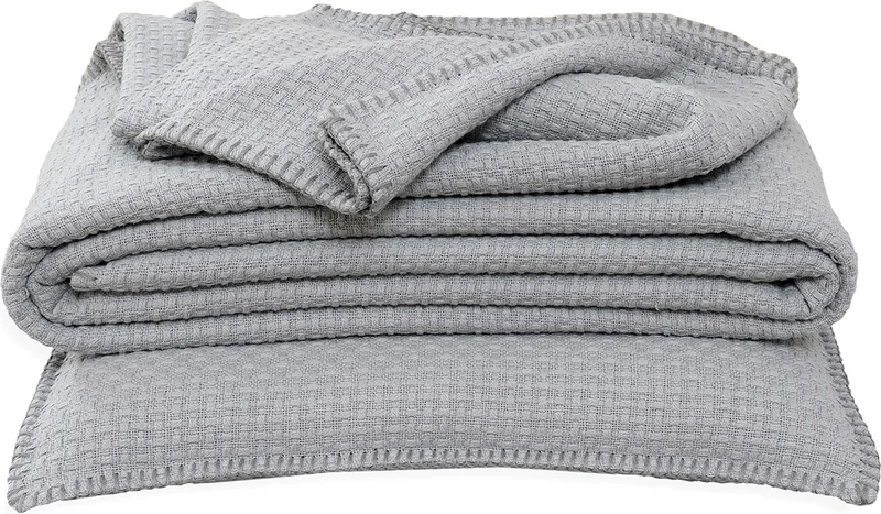 مين كولكشن Single Multi-Purpose Deluxe Pique Bed Cover and Pillow Case *with pillow gift*