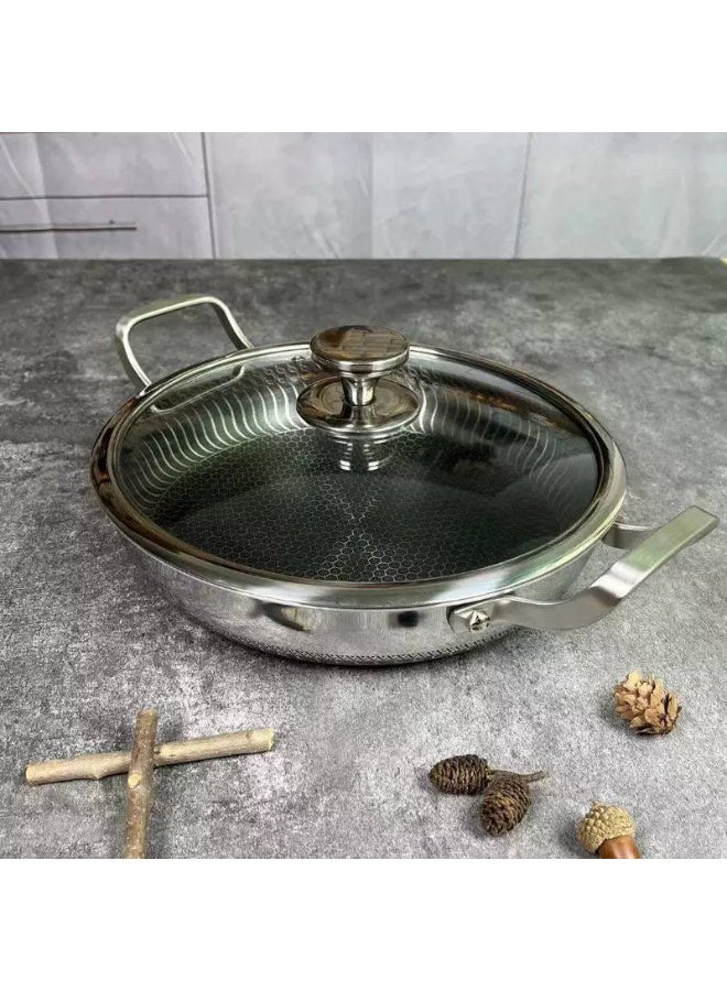 2-handled wok with metal lid and handle, 26 cm - Image 2