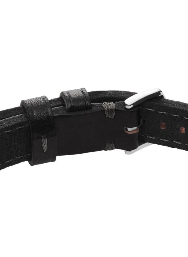 FOSSIL  JF04950040 Leather Bracelet for Men | Best Price UAE
