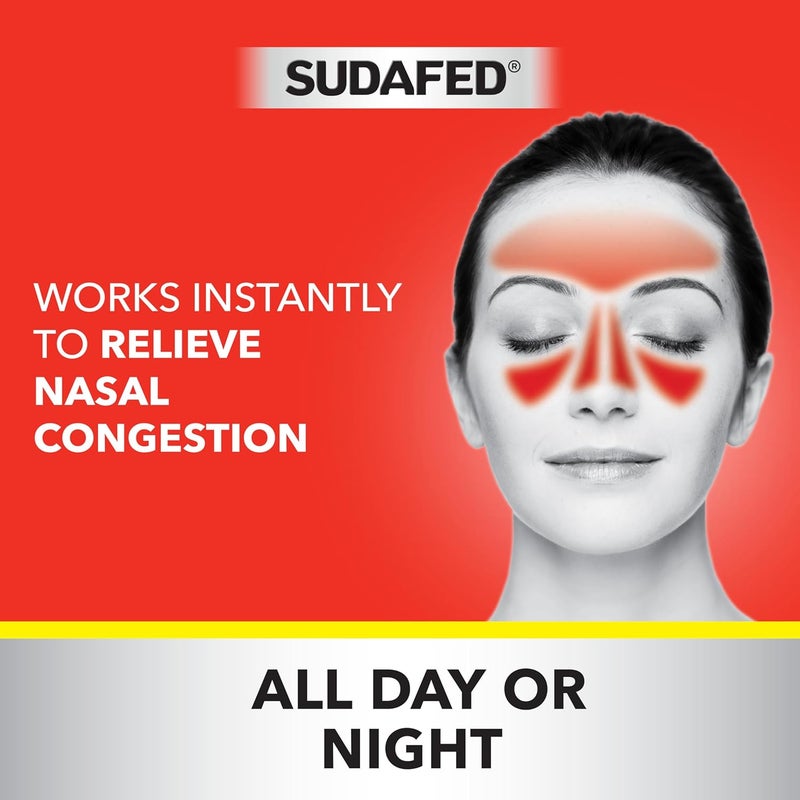 Sudafed OM Sinus Severe No Drip Nasal Spray Maximum Strength Decongestant for Fast Sinus Congestion  Pressure Relief Due to Colds or Allergies Oxymetazoline HCl 05 Nose Spray 1 fl oz - Image 5