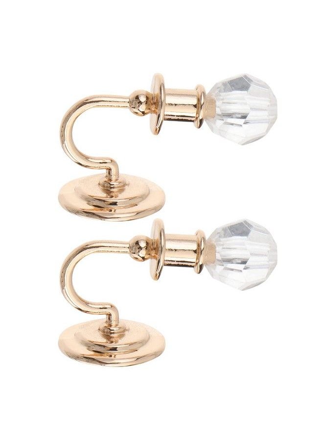 Beaupretty Dollhouse Miniature Sconce Wall Lamp Led Chandelier Light Mini Furniture Model 2Pcs For 1: 12 Dollhouse Fairy Garden Dining Room Accessory  - Image 2