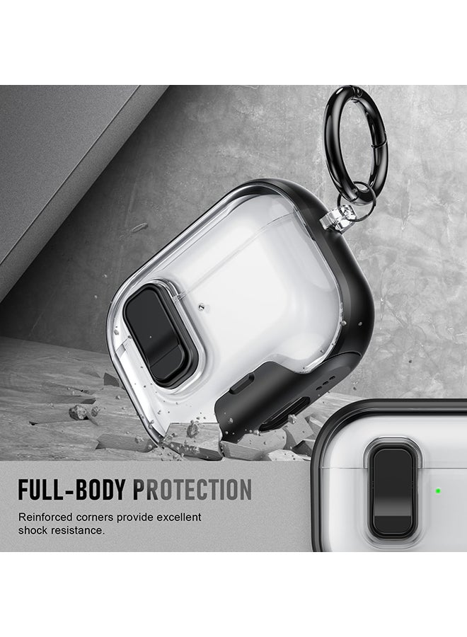 O Ozone Case for AirPods Pro 3 Case with Phone Stand &Cleaner Kit Protective Cover| TPU + PC Hybrid Shockproof Cover | Anti-Scratch |Wireless Charging - Black - Image 5