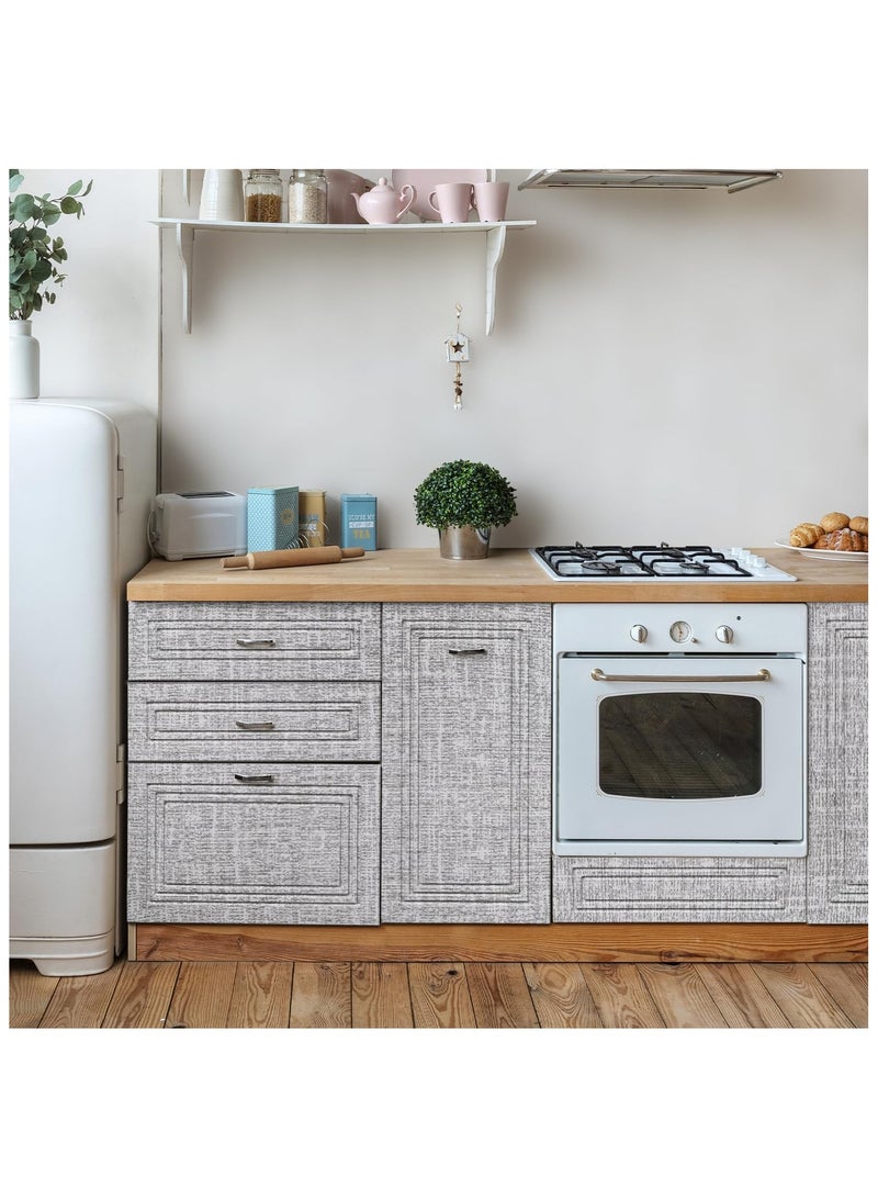 Anna Waterproof and Moisture-Proof Linen Fabric Self-Adhesive Wallpaper for Home and Hotel Bathrooms - Image 4