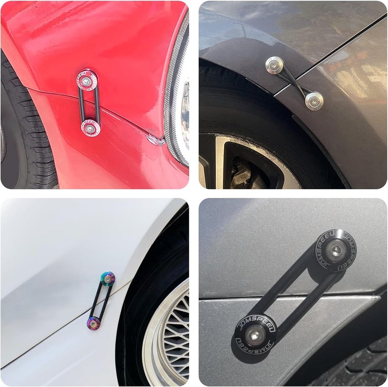 JDMSPEED مجموعة تثبيت سريعة لإزالة الصندوق من JDMSPEED باللون الأحمر CNC من الألمنيوم المصنوع بدقة - Image 5