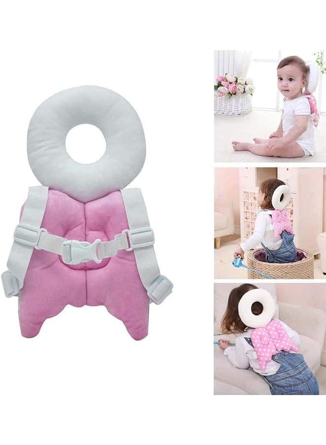 erorex Baby Head Protection Backpack Anti Fall Headrest Baby Backpack Pad Unicorn Bee Shape Protection Pillow Soft Infant Safety Baby Walkers Protective Head Cute  - Image 4
