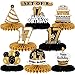 LINGTEER Happy 17th Birthday Table Honeycomb Centerpieces Cheers to 17th Birthday Seventeen Years Old Party Table Decorations Gift Sign - Image 3