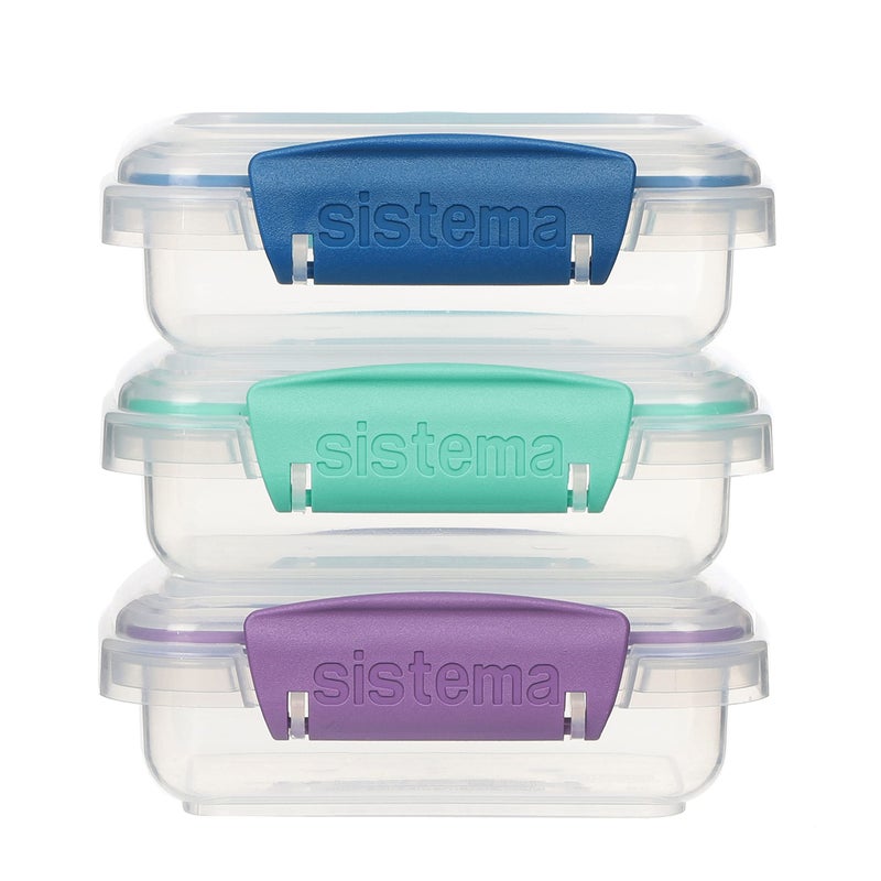 Sistema Klip It Food Storage Container  200 ml  3-Pack (Colors May Vary) - Image 3