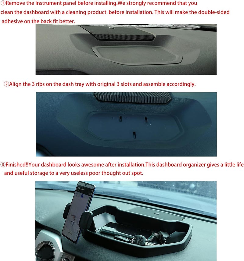 CHEAYAR Center Console Insert Organizer for Toyota Tundra - Image 3